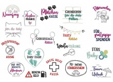 Stickserie - Spardosenmotive Vol. 2